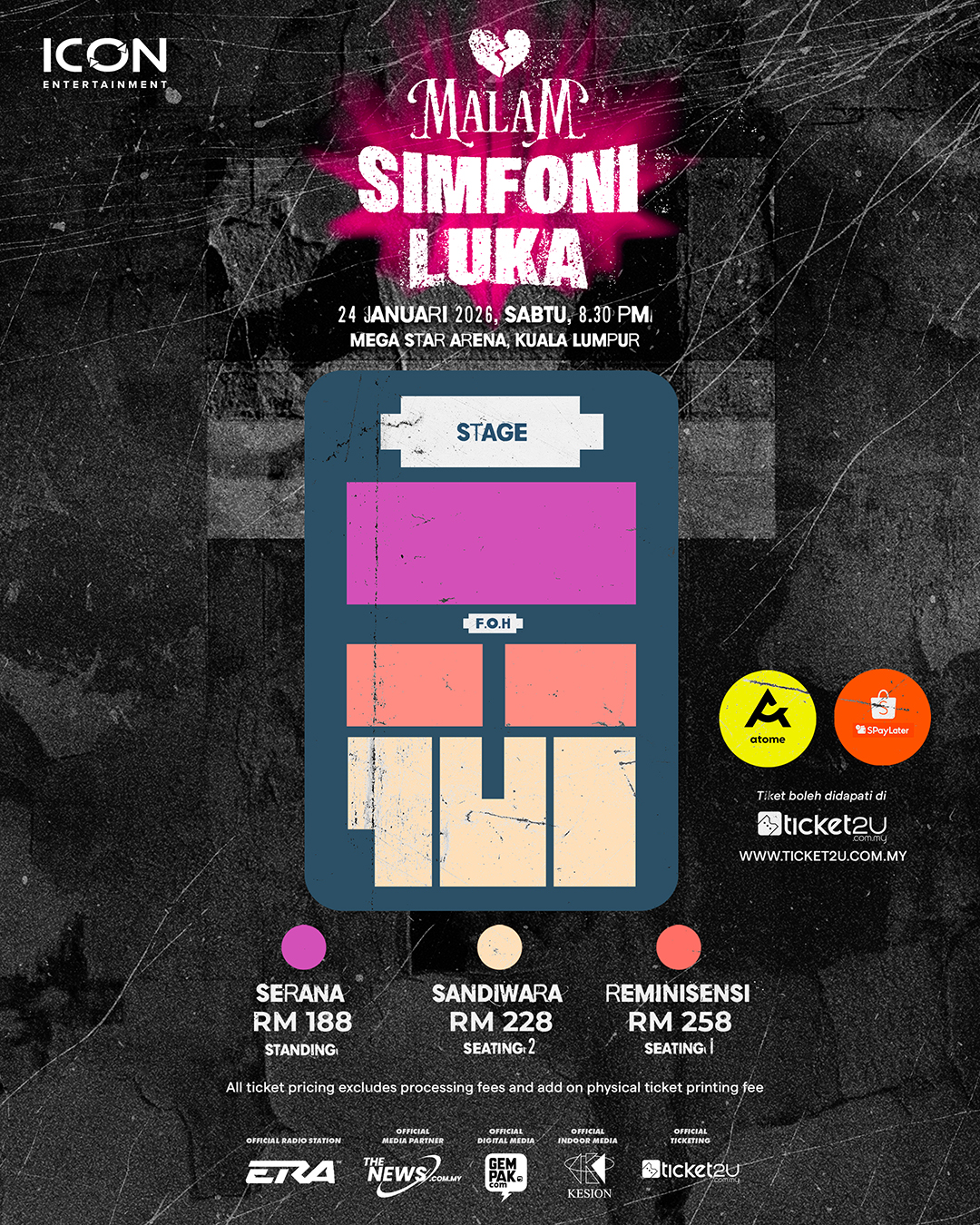 Malam Simfoni Luka: For Revenge Bergabung Dengan Insomniacks & Midnight Fusic Januari Ini