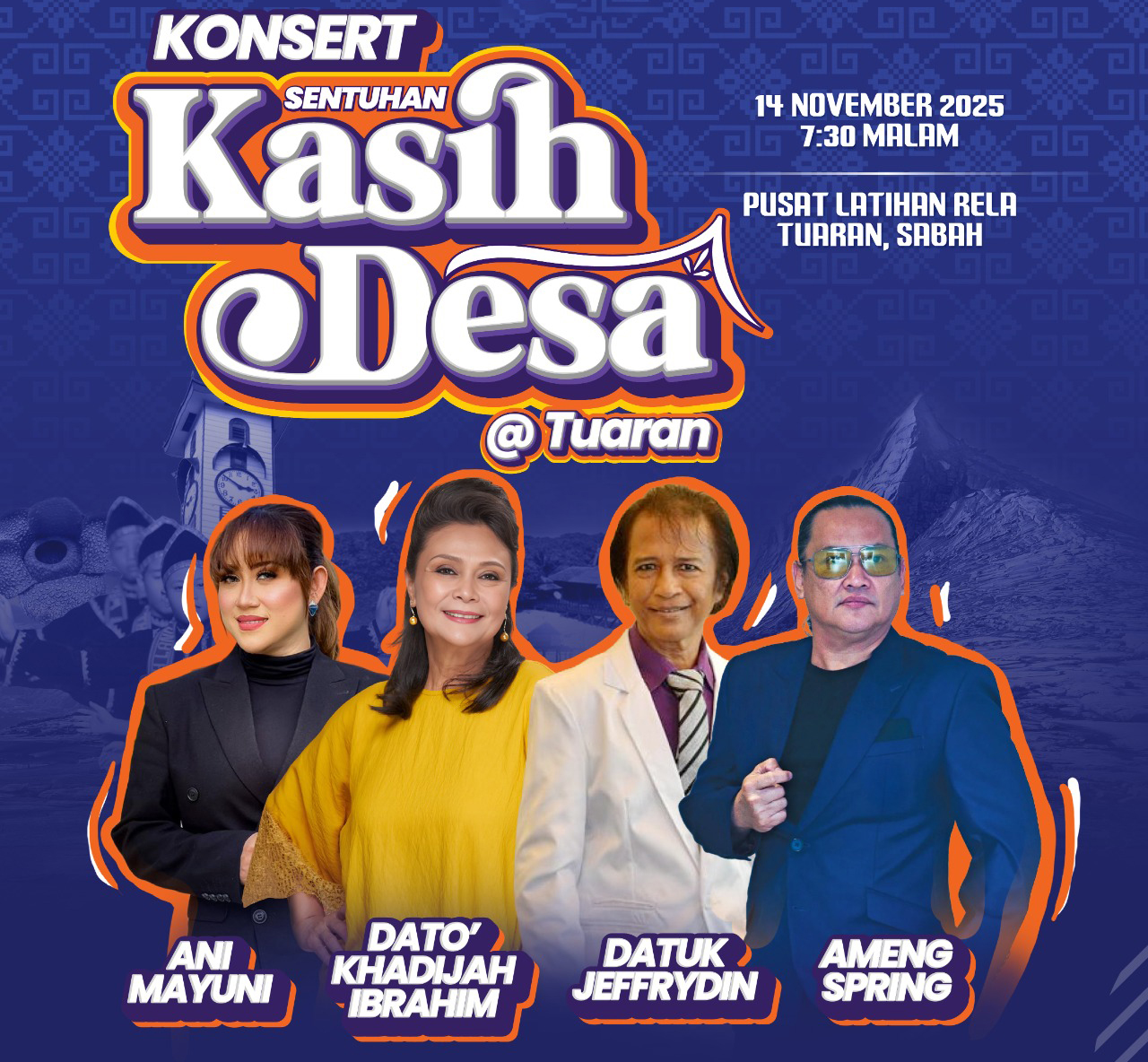 Bintang Legenda Meriahkan Sentuhan Kasih Desa @ Tuaran 2025