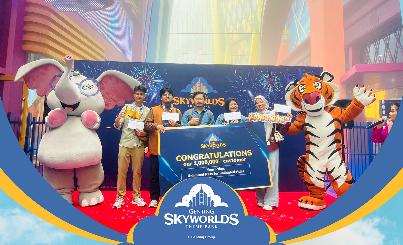 Genting SkyWorlds Raikan Pengunjung Ke-1 Juta Tahun 2025, Keluarga Dari Pahang Jadi Tetamu Bertuah!