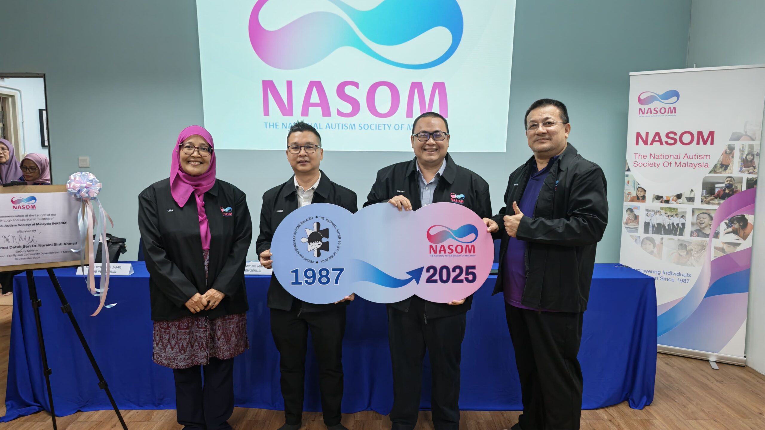 NASOM Lancar Logo Progresif, Perkukuh Peranan Peneraju Advokasi Autisme di Malaysia