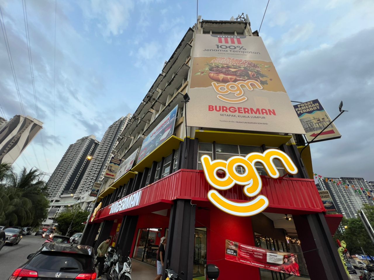 1,000 Pelanggan Rasmikan Cawangan Baharu BGM Burgerman Setapak Sabtu ini