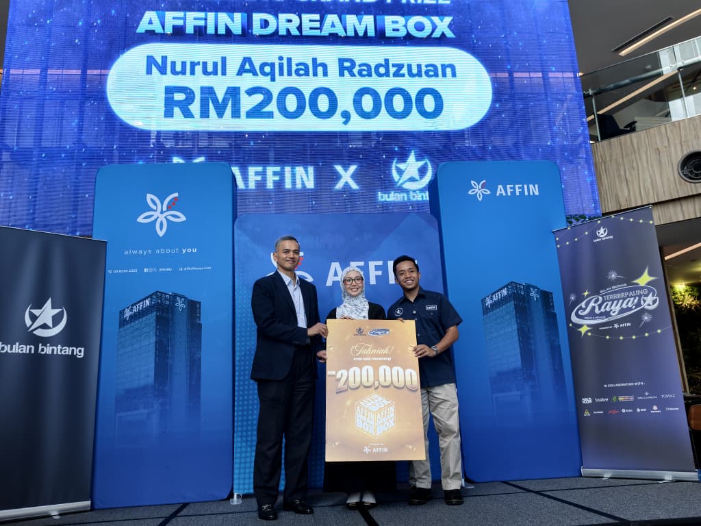 Suri Rumah Bawa Pulang RM200,000 Menerusi ‘AFFIN Dream Box’ Bulan Bintang Terrrpaling Raya