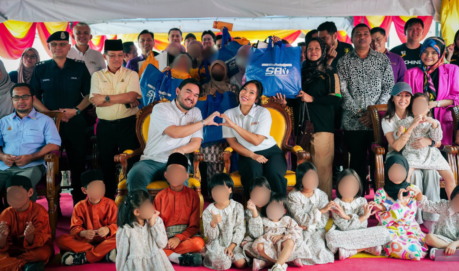 SAY, Yayasan Raja Muda Selangor Santuni Penghuni ‘Rumah Kita’