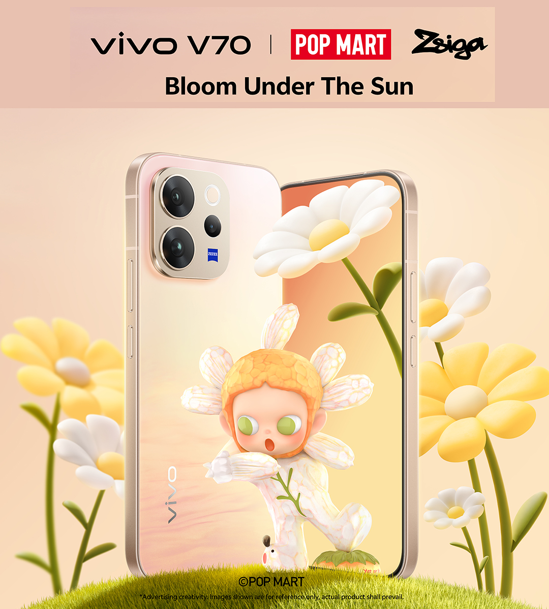 vivo Malaysia Lancar V70, Jalin Kerjasama Bersama POP MART Zsiga Perkasakan Trend Fotografi