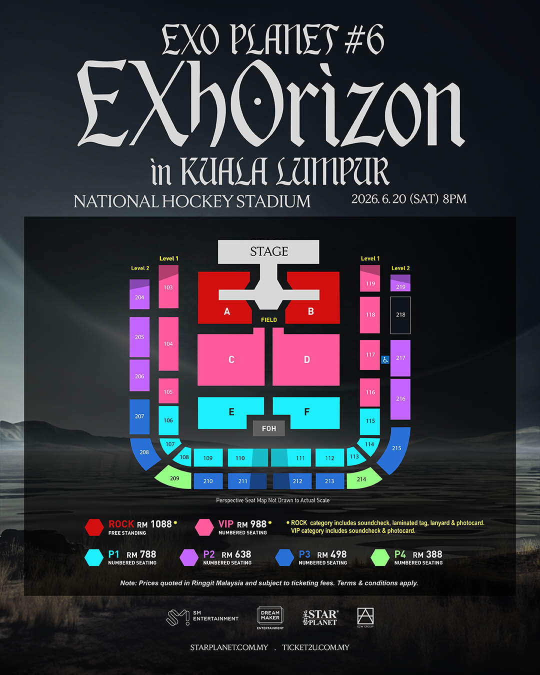EXO Kembali Gegar Kuala Lumpur Jun Ini, Tiket Mula Dijual 22 April Ini