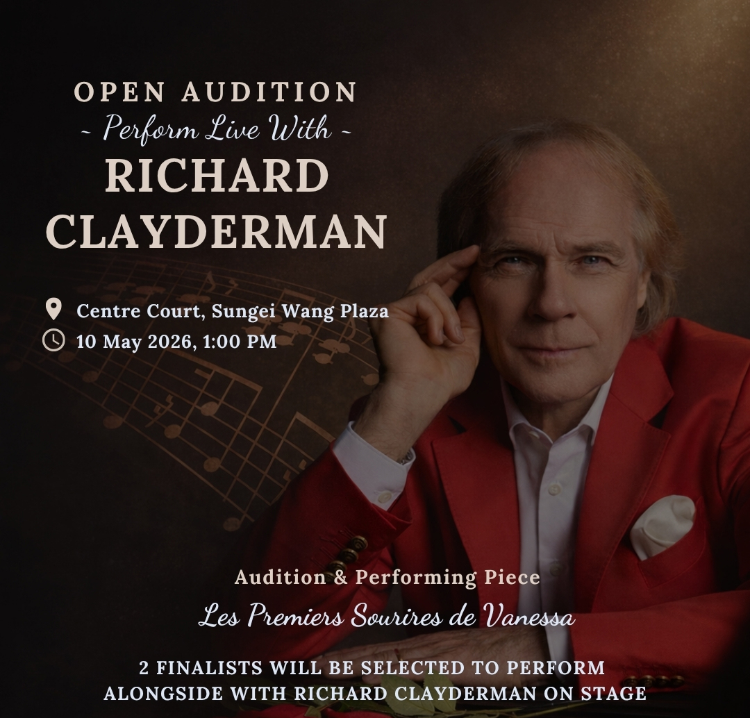 Richard Clayderman Cari Bakat Muda Malaysia, Beraksi Di Konsert ‘Forever Love’