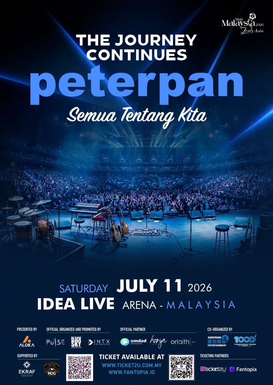 Peterpan ‘The Journey Continues’ di Idea Live Arena Julai Ini
