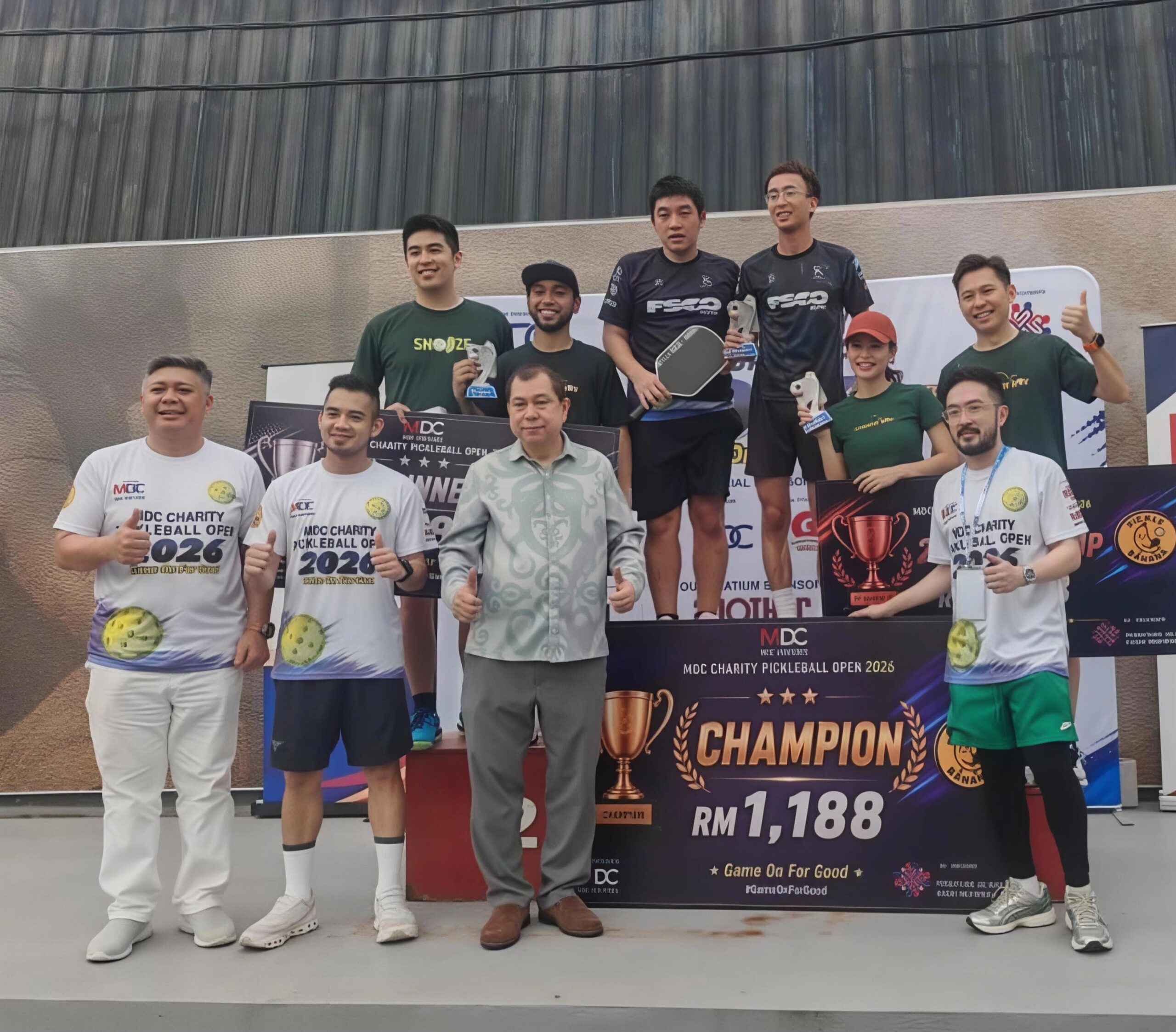 MDC Ventures Anjur Kejohanan Pickleball Amal, Kumpul Dana Untuk Persatuan Kebajikan