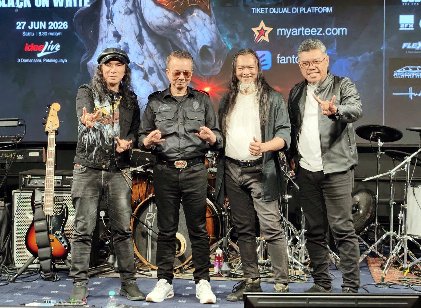 Black On White: Cromok Janjikan Bunyi ‘Live’ Setaraf Rakaman Studio
