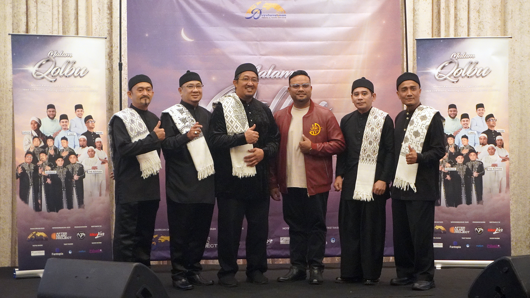 Konsert Malam Qolbu Satukan Opick, Mawi, Rabbani, The Rayhan
