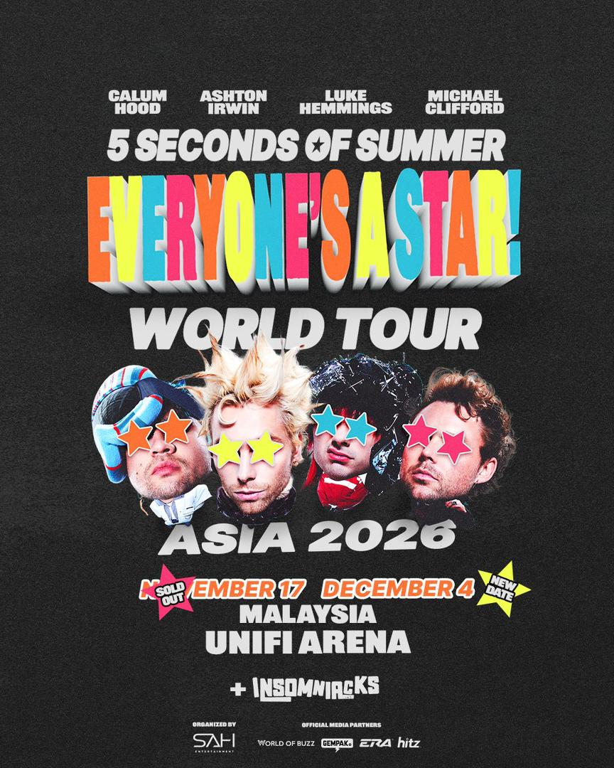 Impian 10 Tahun Jadi Nyata, Insomniacks Dipilih Buka Tirai Konsert 5 Seconds Of Summer