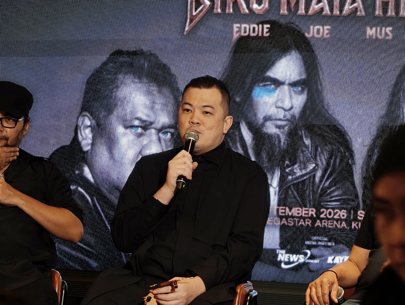 Konsert  Biru Mata Hitamku Satukan Mus, JoBranko, Black & Eddie