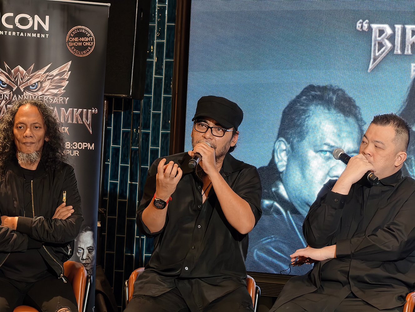 Konsert  Biru Mata Hitamku Satukan Mus, JoBranko, Black & Eddie