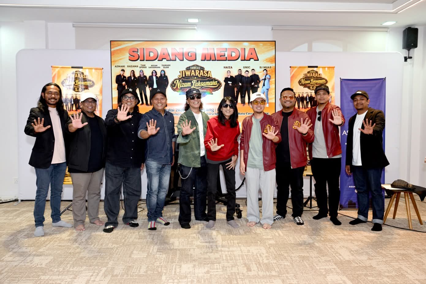 Zamani, Tam Spider, Hazama Gegar Showcase Jiwa Rasa 3 Oktober Ini
