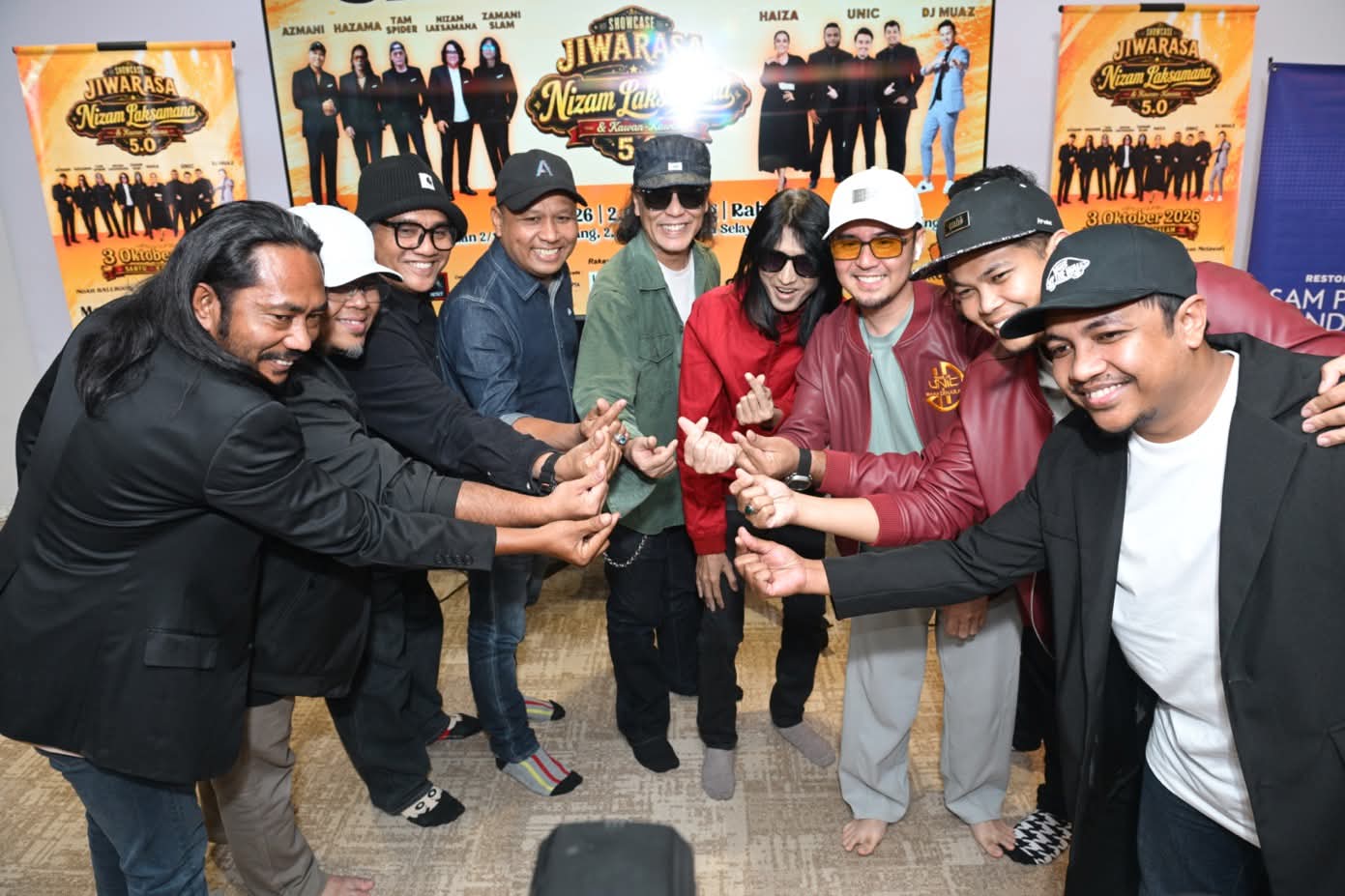 Zamani, Tam Spider, Hazama Gegar Showcase Jiwa Rasa 3 Oktober Ini