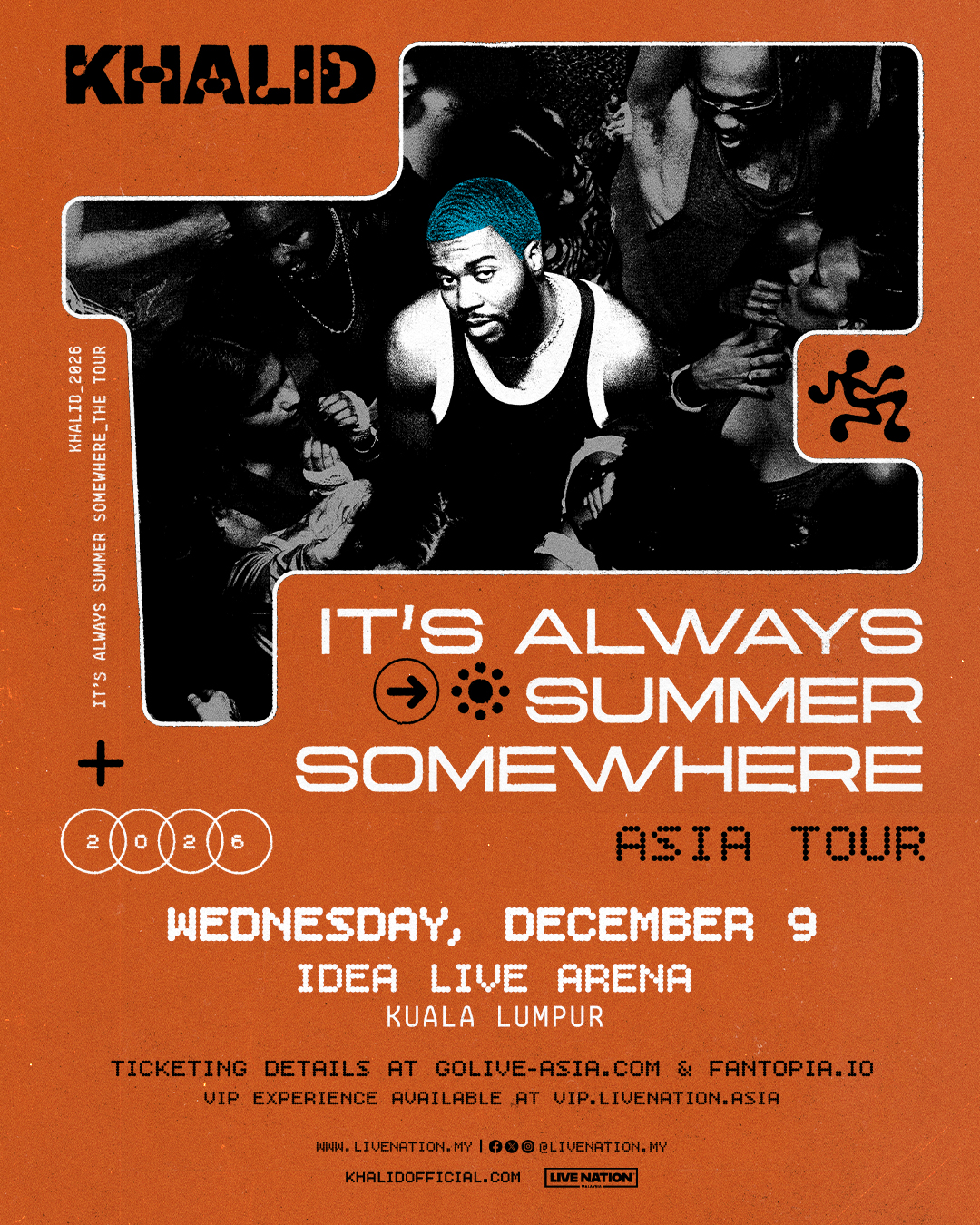 Khalid Kembali Dalam Jelajah 'It's Always Summer Somewhere' Disember ini