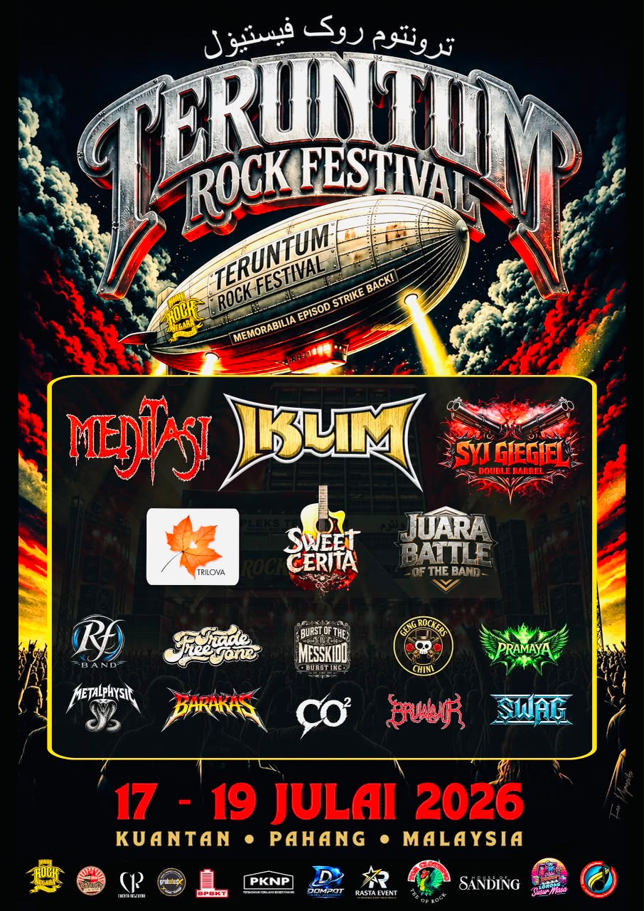 IKLIM, SYJ Giegiel & Meditasi Gegar Teruntum Rock Festival 2026