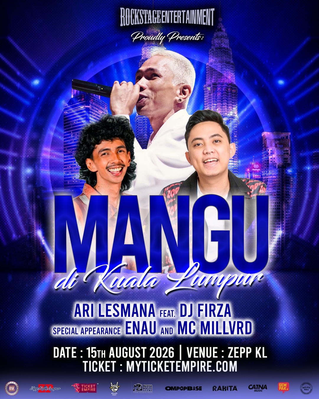 'Panggilan Terakhir': Tiket Konsert Mangu Ari Lesmana & DJ Firza, Enau Di Kuala Lumpur Laku Keras