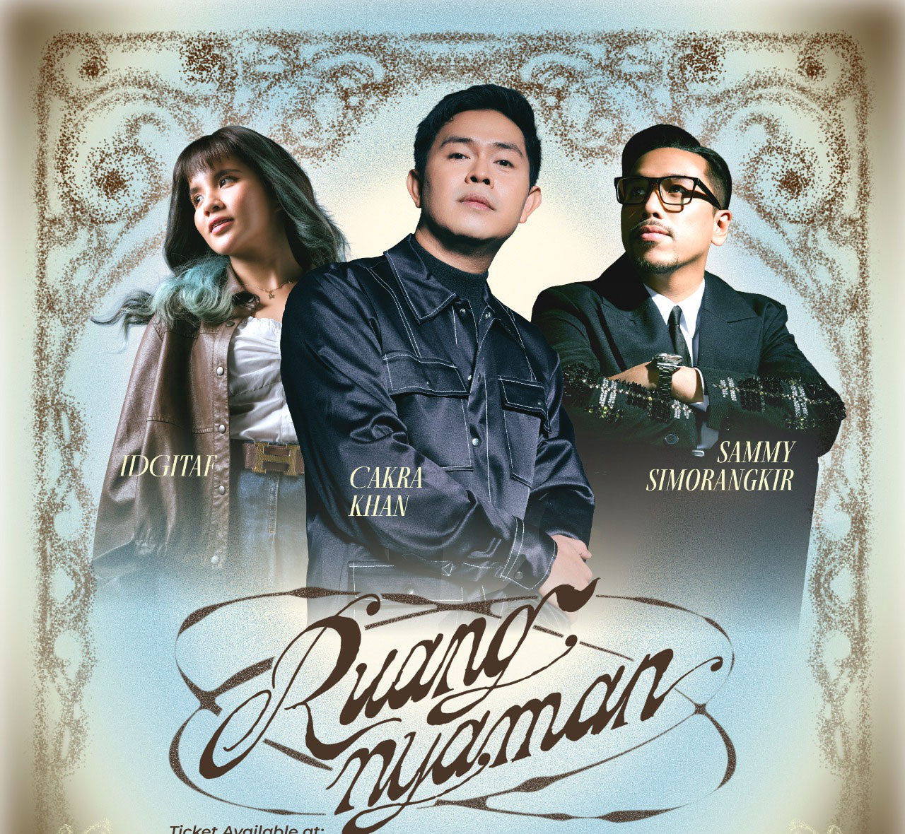 Cakra Khan, Sammy Simorangkir, Idgitaf Antara Barisan Artis Konsert Ruang Nyaman Fest November Ini