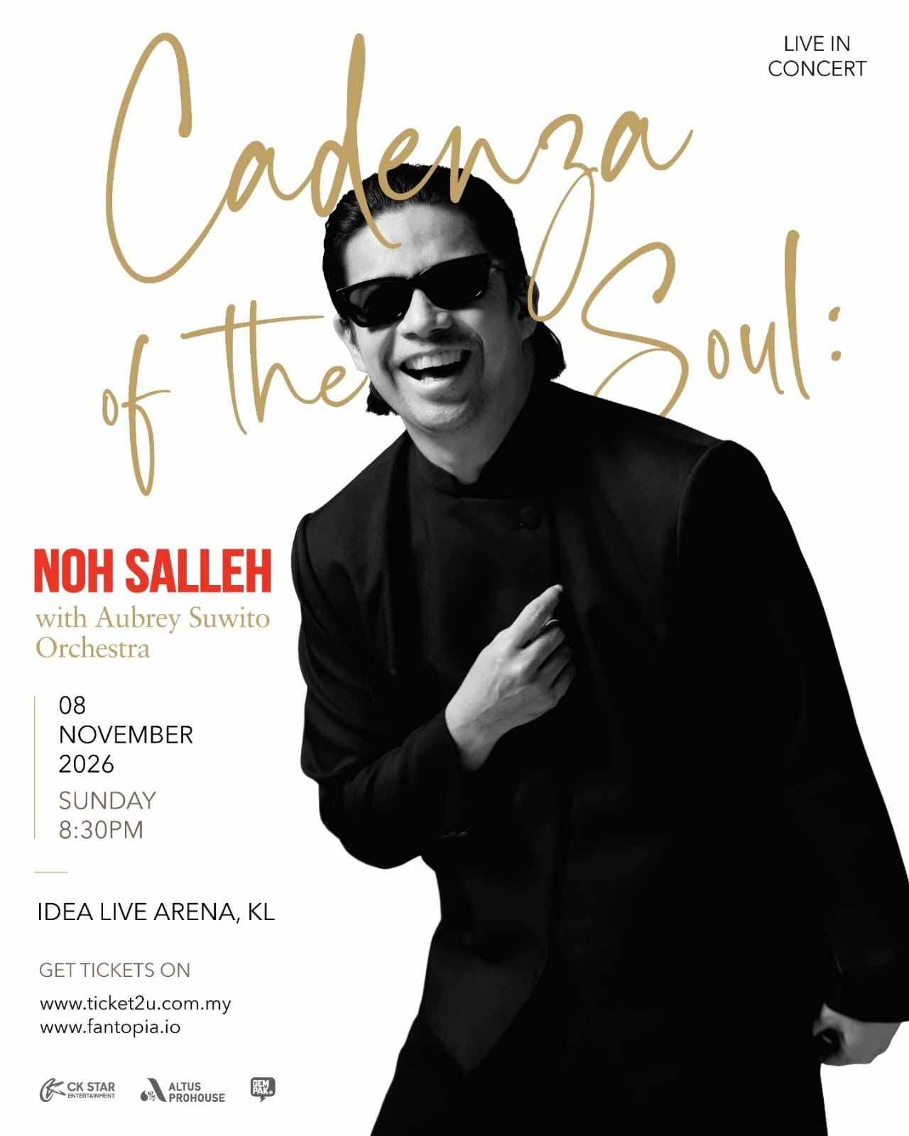 Poster for Cadenza of the Soul: Noh Salleh with Aubrey Suwito Orchestra