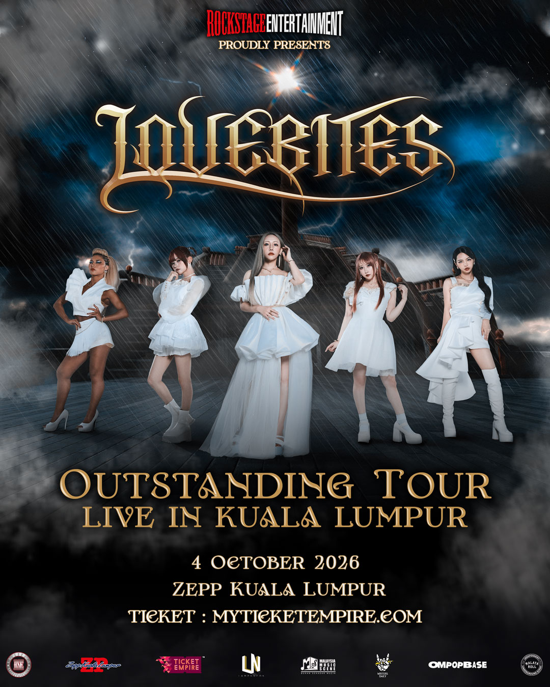 Poster for LOVEBITES: Outstanding Tour Live In Kuala Lumpur