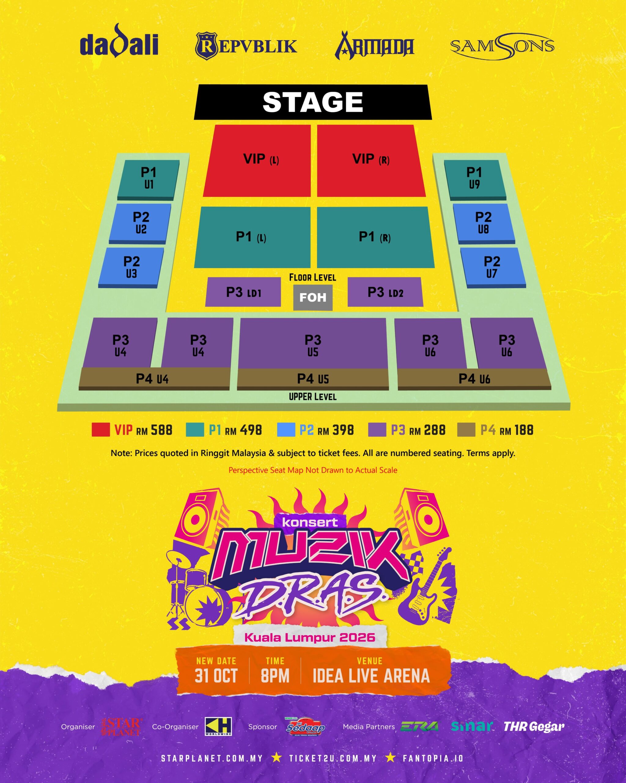 Konsert Muzik D.R.A.S. in Kuala Lumpur 2026
