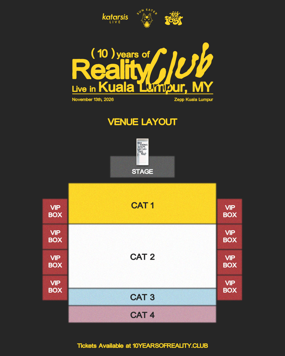 Reality Club Pilih Kuala Lumpur Raikan Ulang Tahun Ke-10 Pada 13 November
