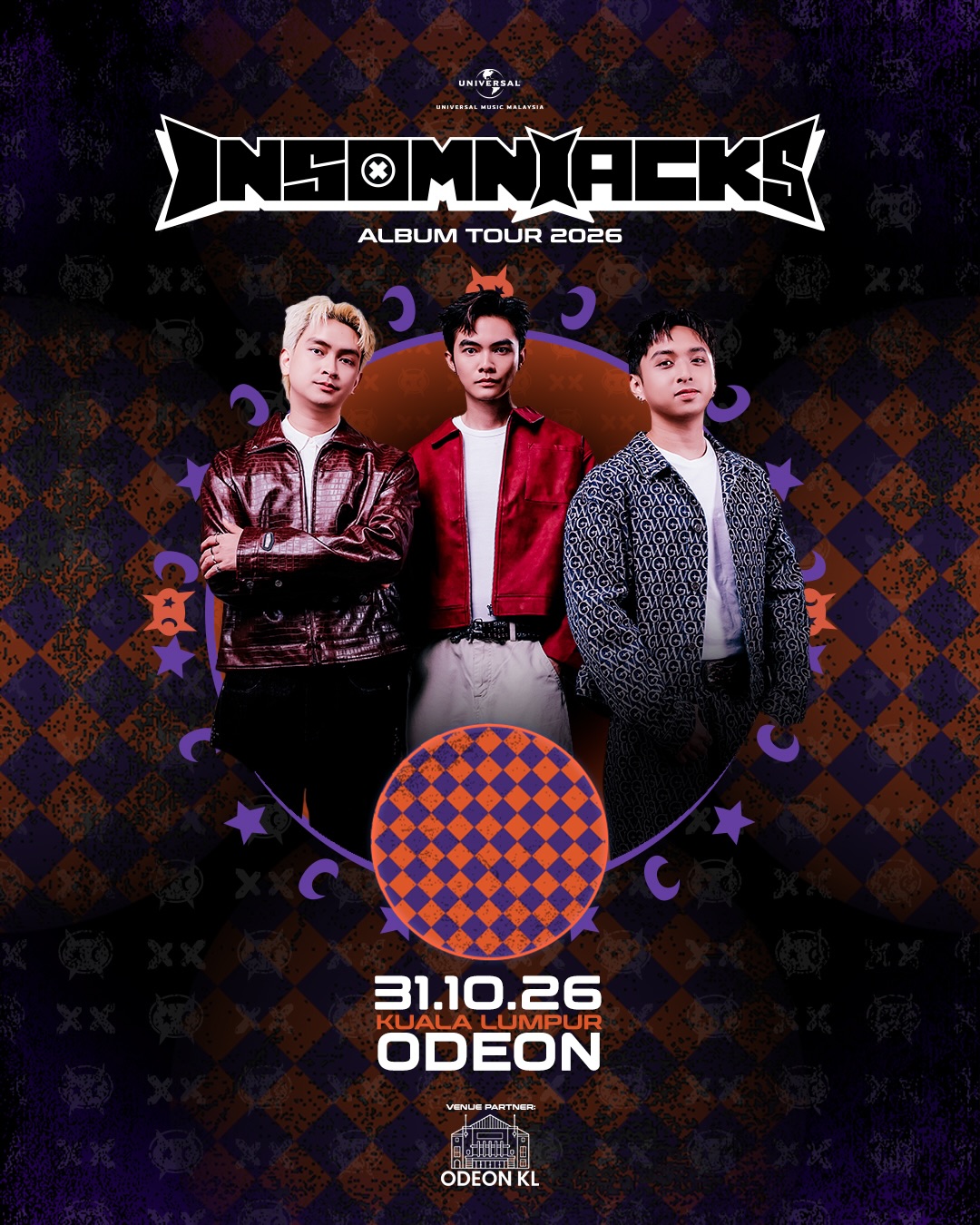 Poster for Insomniacks Album Tour (Kuala Lumpur)