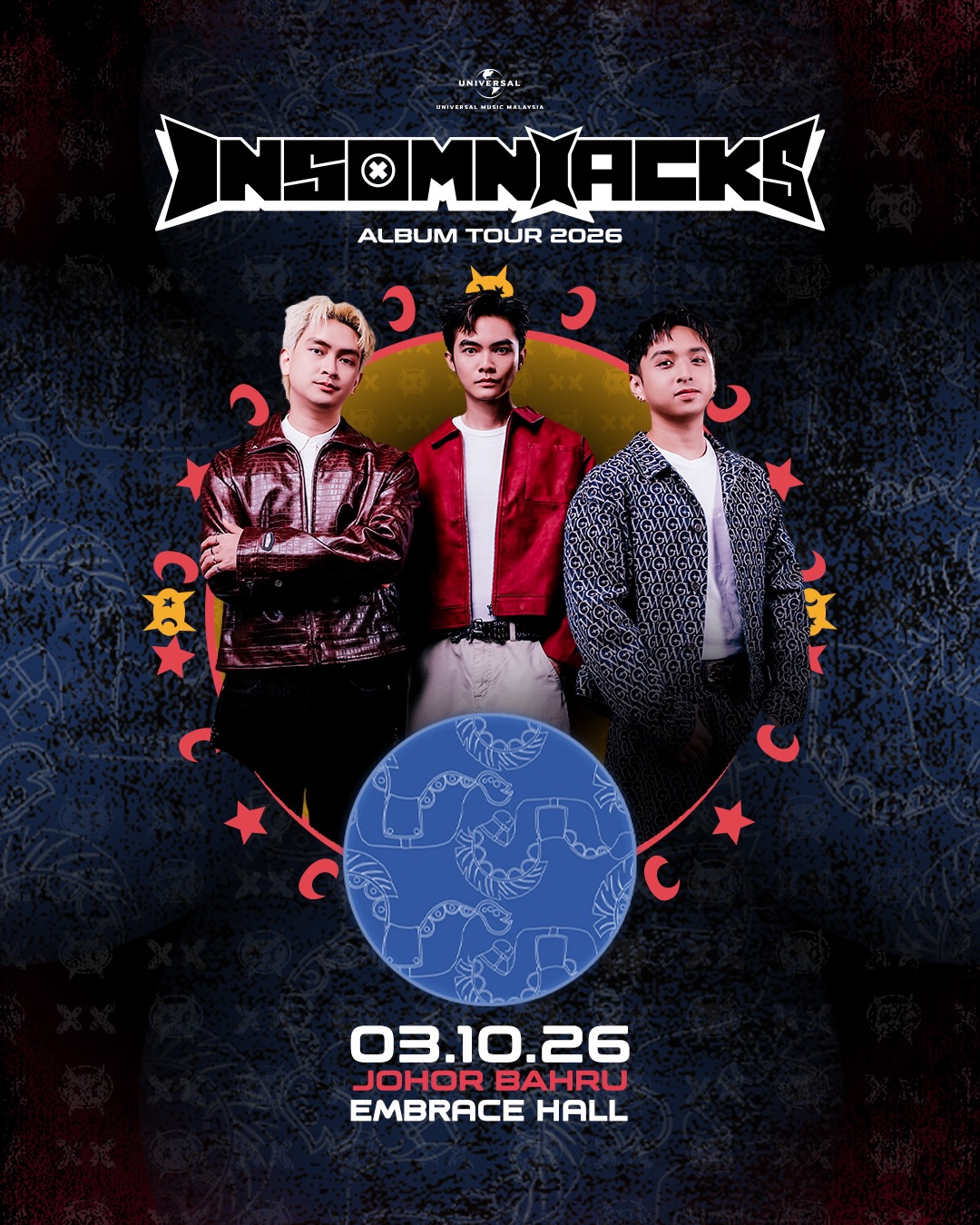 Poster for Insomniacks Album Tour (Johor)