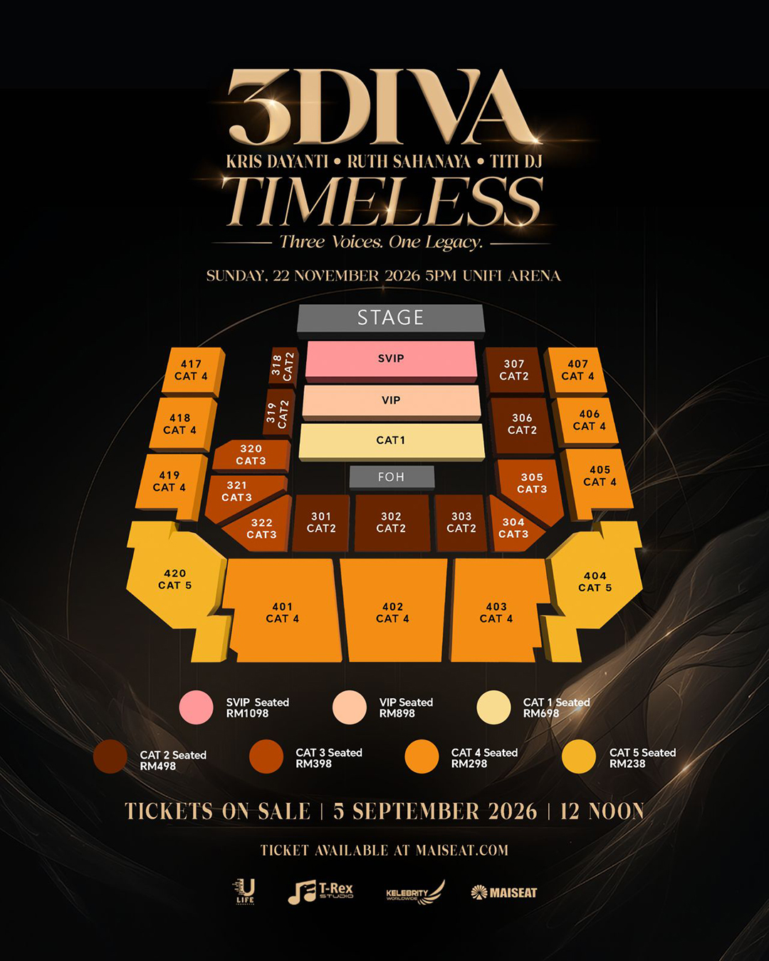 3DIVA Timeless: Kris Dayanti, Ruth Sahanaya & Titi DJ Bergabung November Ini