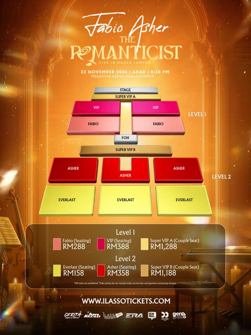 Fabio Asher The Romanticist Live in Kuala Lumpur