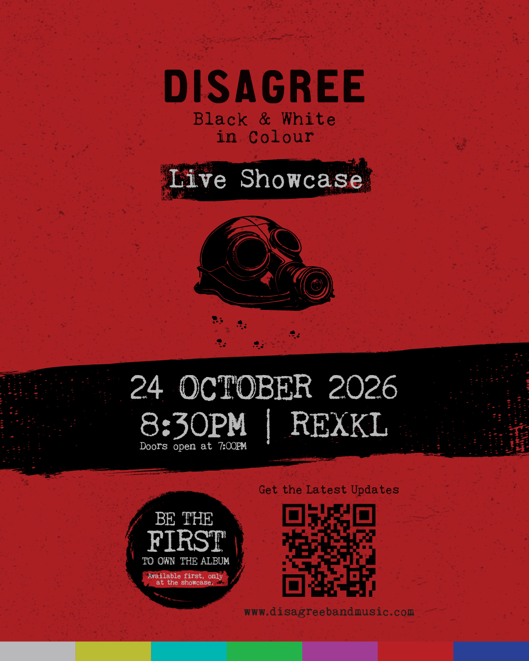 Disagree Kembali di Showcase 'Black & White in Colour' Oktober Ini