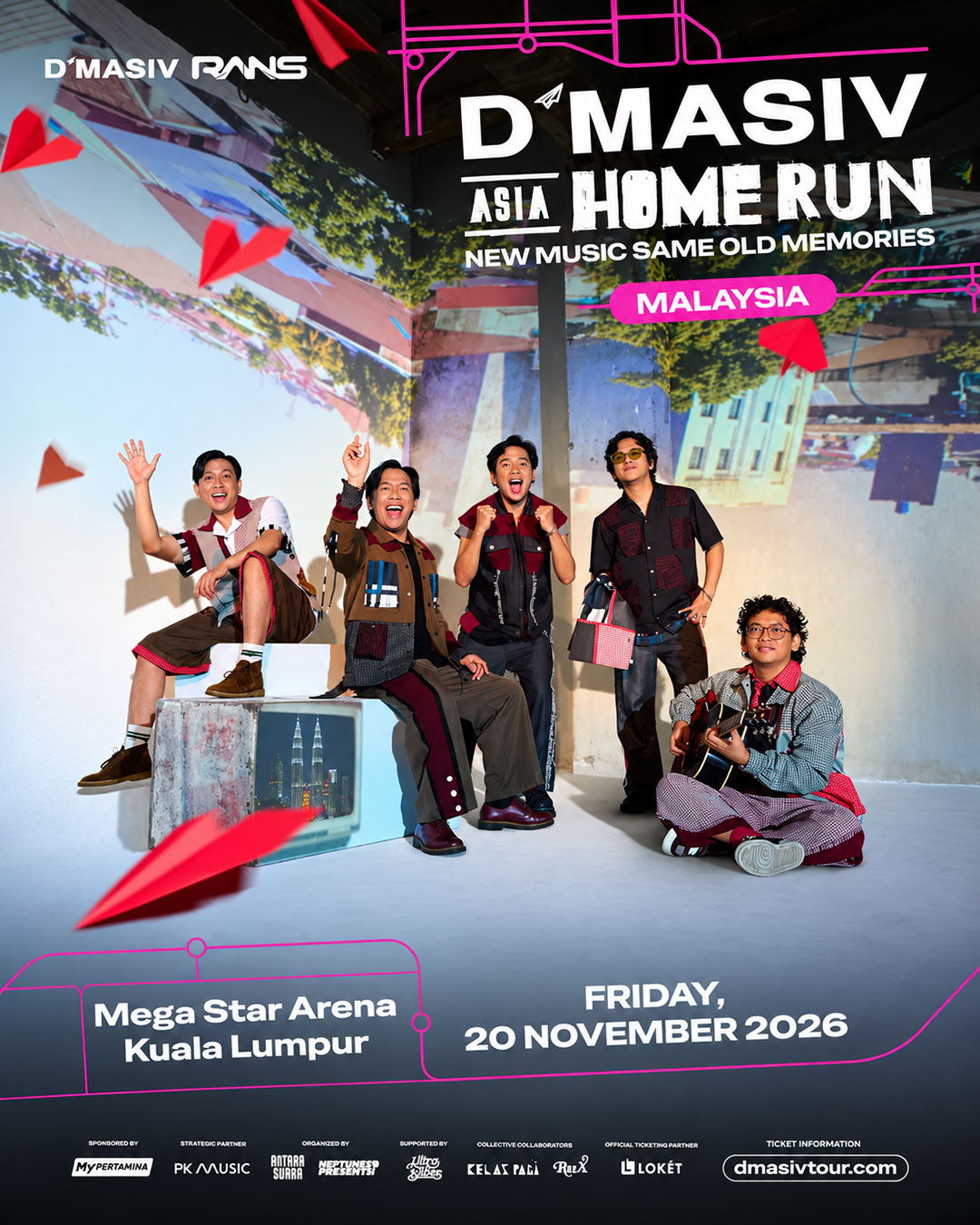 Poster for D'MASIV Asia Home Run