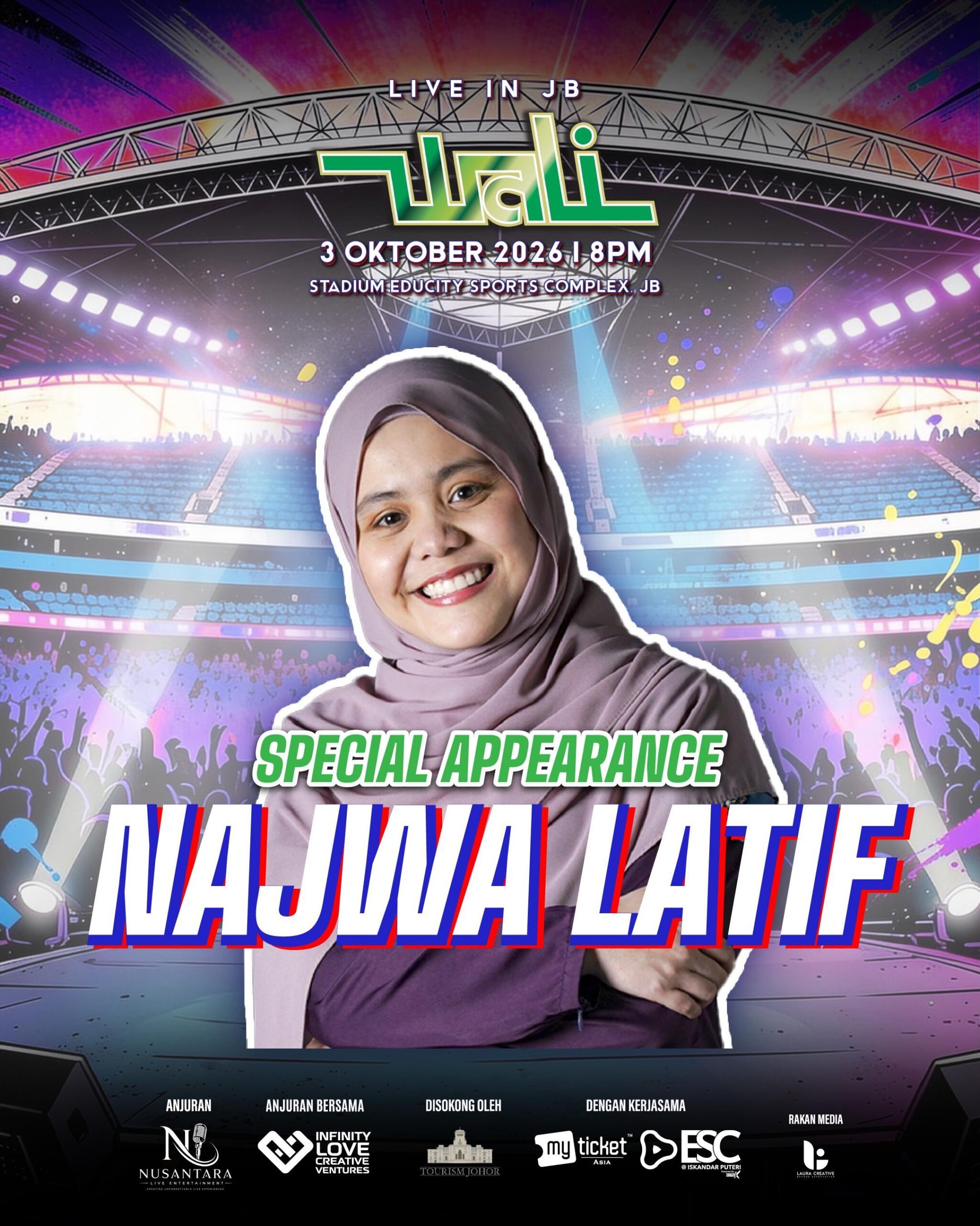 “Membesar Dengan Lagu Wali Band” – Najwa Latif Teruja Dipilih Sebagai Jemputan