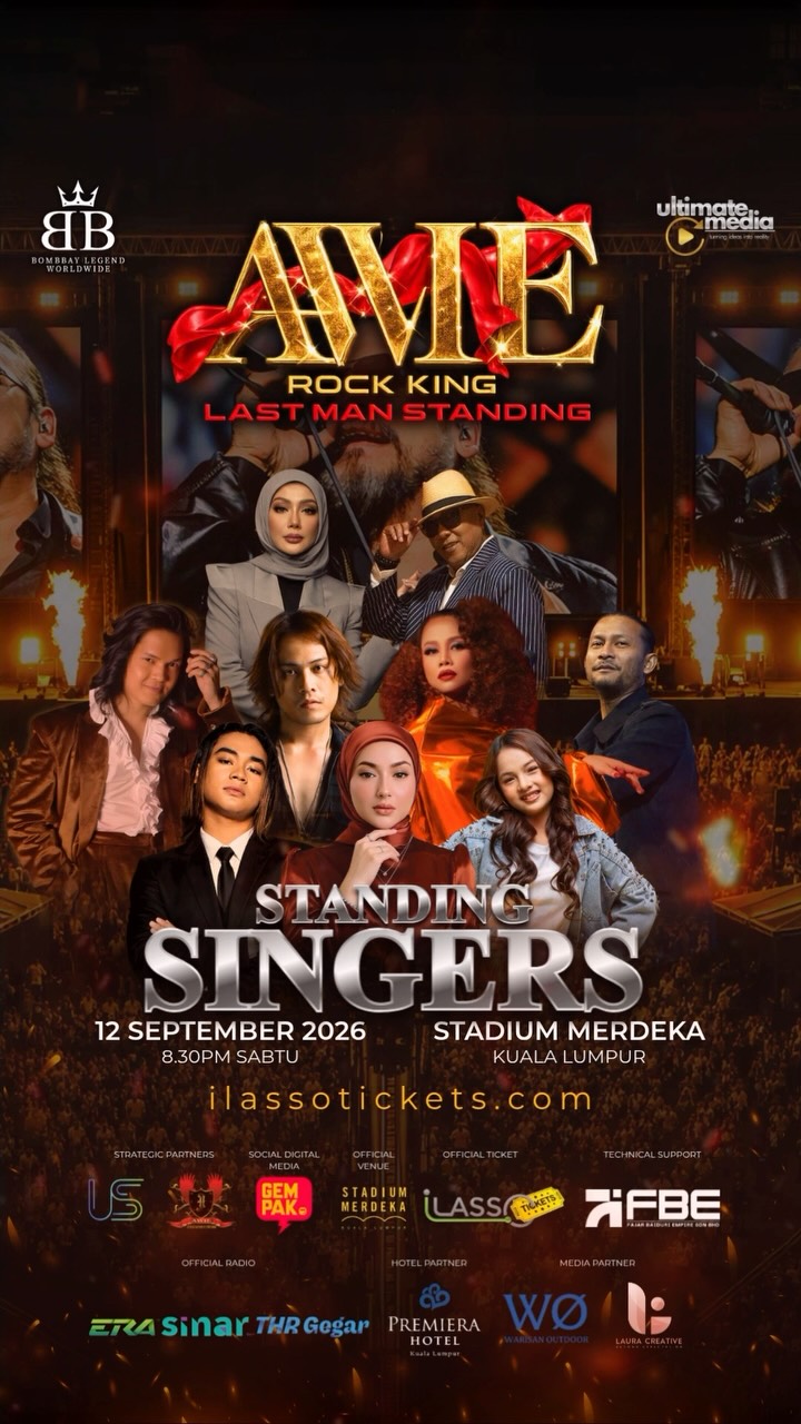 Awie Himpunkan 'Guitar Hero' di Konsert Rock King: Last Man Standing Sabtu Ini