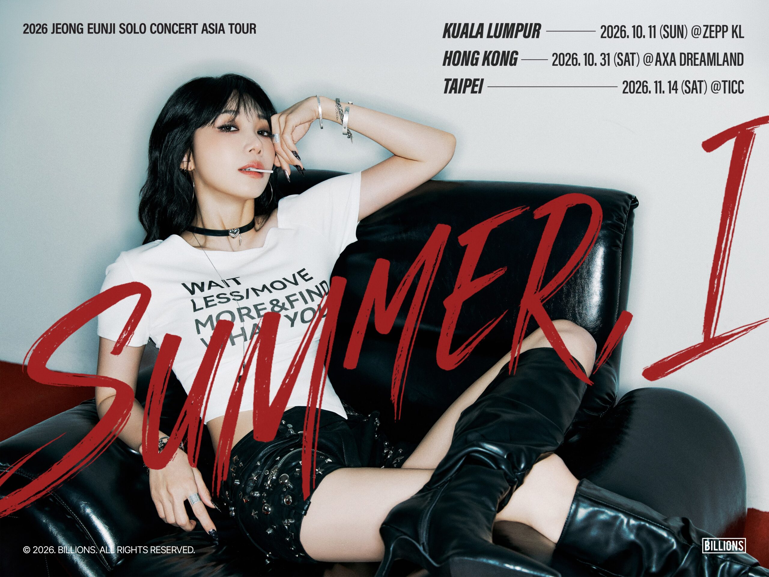 Jeong Eunji Apink Pilih Zepp KL Konsert Solo '[SUMMER, I]' Oktober Ini