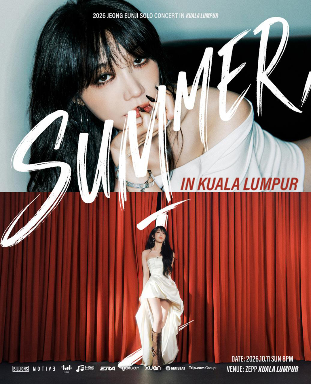 Poster for JEONG EUNJI SOLO CONCERT ASIA TOUR [SUMMER, I] IN KUALA LUMPUR