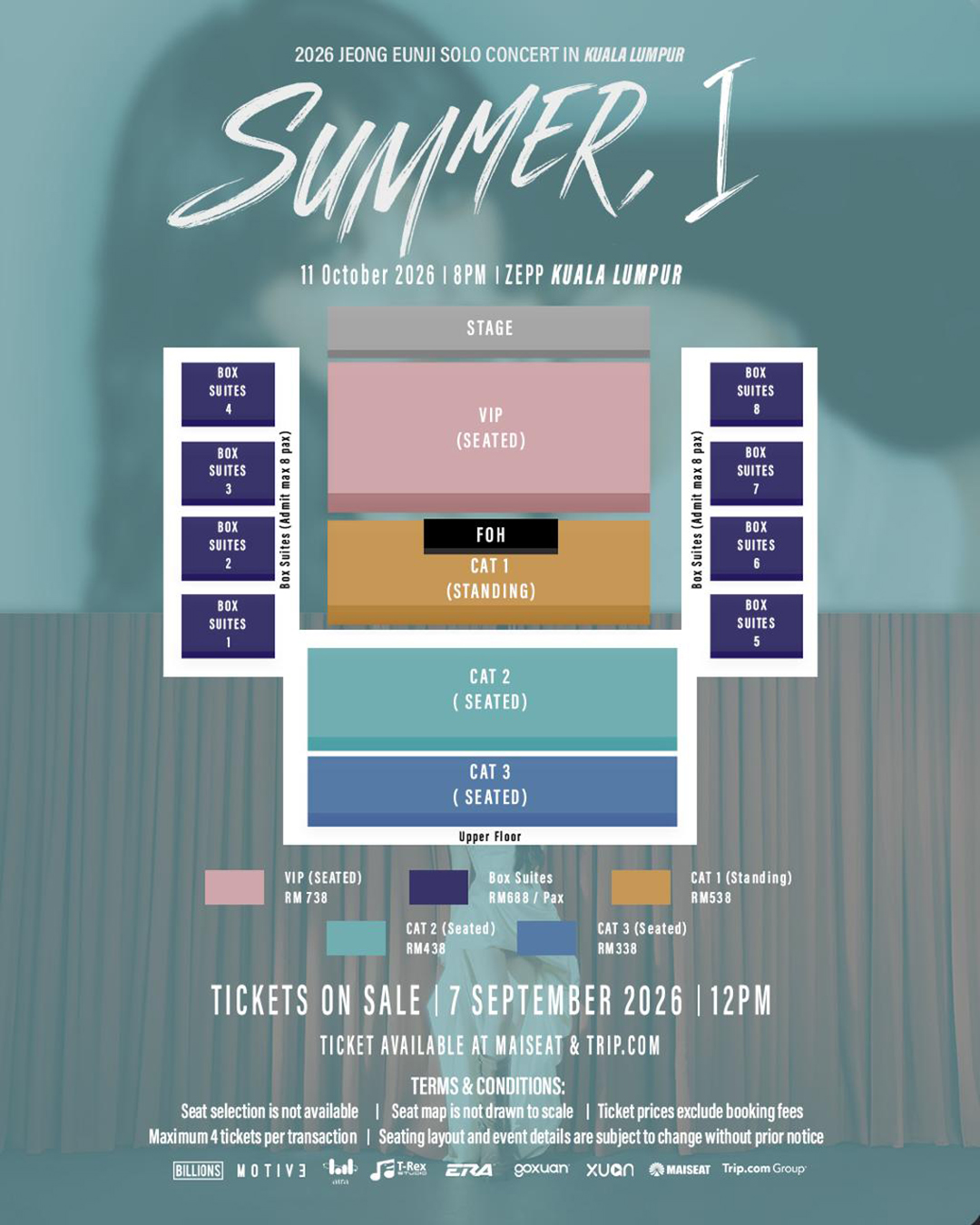 Jeong Eunji Apink Pilih Zepp KL Konsert Solo '[SUMMER, I]' Oktober Ini