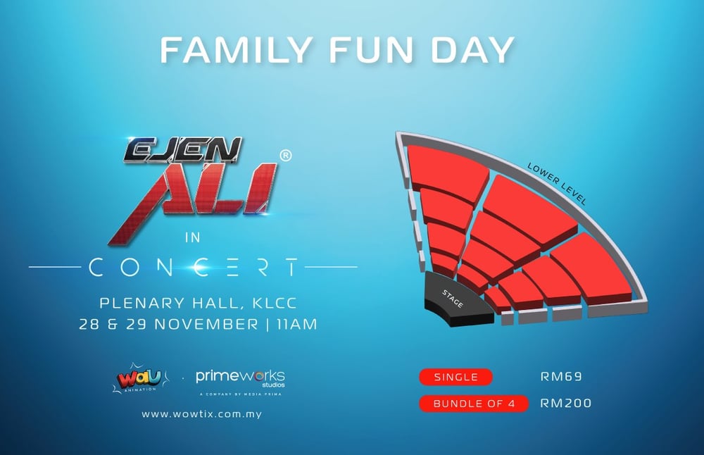'Ejen Ali In Concert' Bakal Gegar Plenary Hall KLCC November Ini