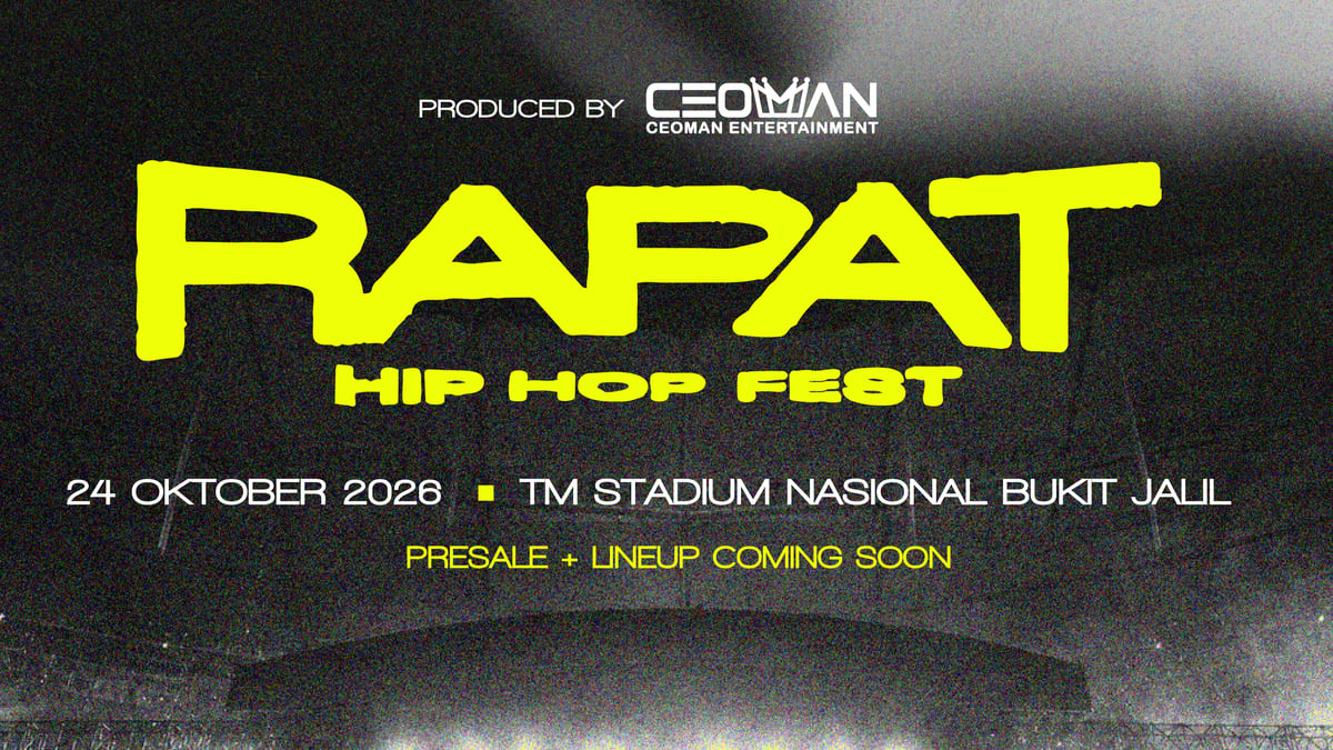 K-Clique, Bunga, Forceparkbois 'Headliner' RAPAT Hip Hop Fest