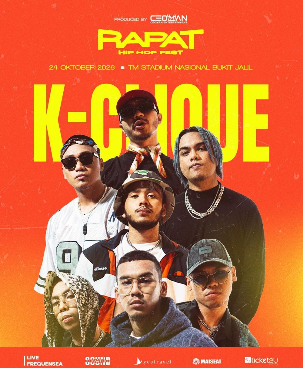 K-Clique, Bunga, Forceparkbois 'Headliner' RAPAT Hip Hop Fest