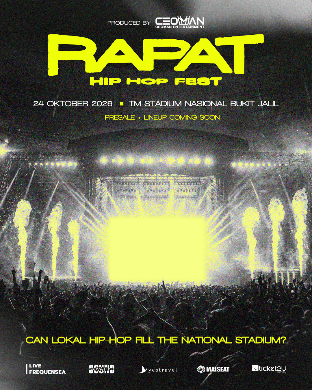 Poster for RAPAT Hip Hop Fest