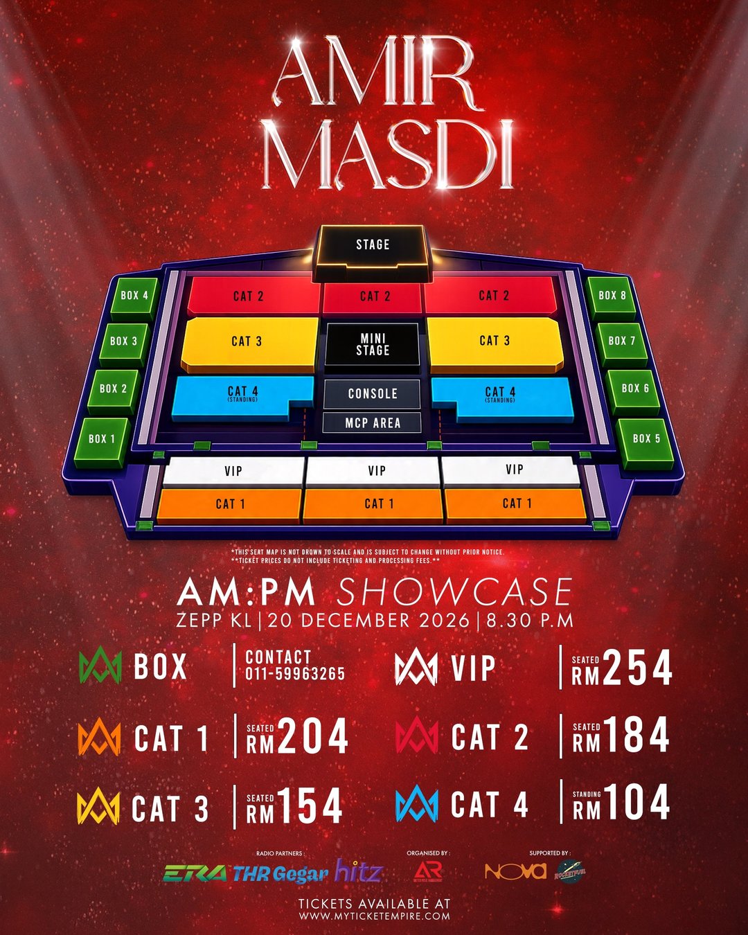 Bakal Persembah 6 Lagu Baharu, Amir Masdi Janjikan Pengalaman Eksklusif Di AM:PM Showcase Di Zepp KL