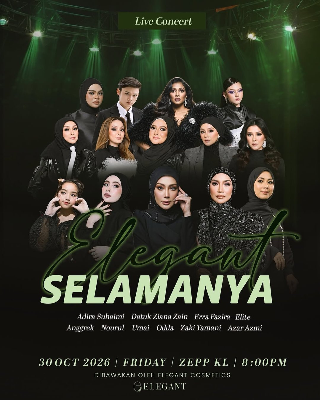 Poster for LIVE CONCERT: ELEGANT SELAMANYA