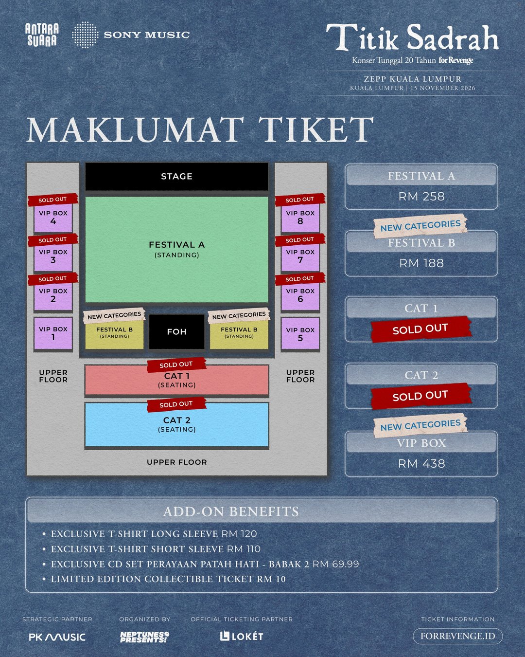 Titik Sadrah for Revenge Kuala Lumpur