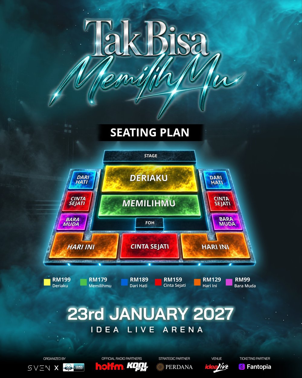 Konsert ‘Tak Bisa Memilihmu’ Titik Noktah Perjalanan Adi Priyo Bersama 6ixth Sense