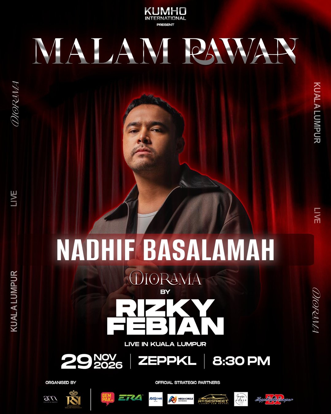 Rizky Febian Janjikan Konsep 'Diorama' di Zepp KL November Ini